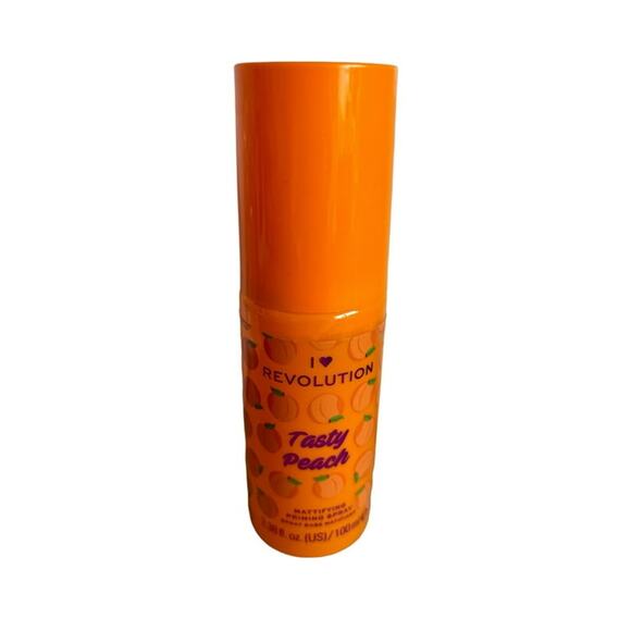 6/$25 I Heart Revolution Tasty Peach Mattifying Priming Spray - Picture 1 of 3